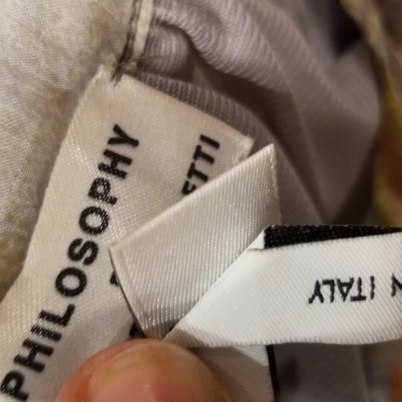 Philosophy Alberta FERRETTI floral chiffon dress S - Picture 10 of 16